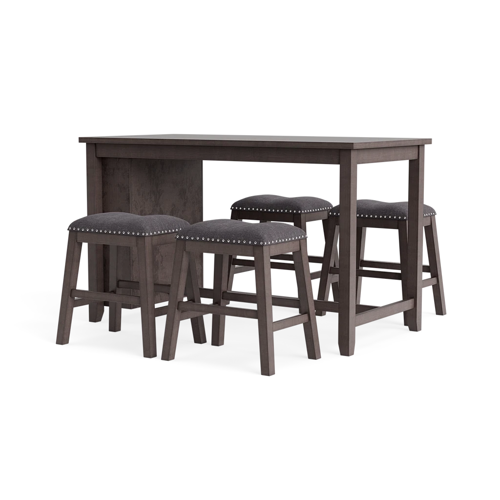 White and timber dining discount set